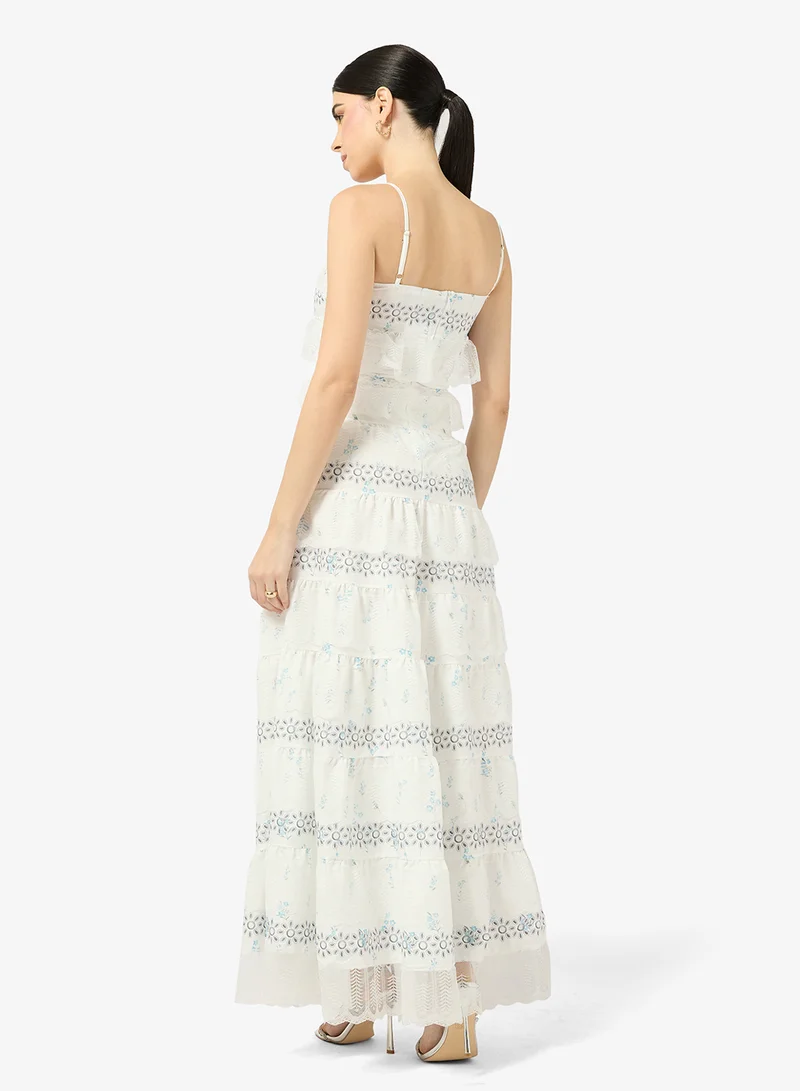 ELLA Printed Tiered Dress